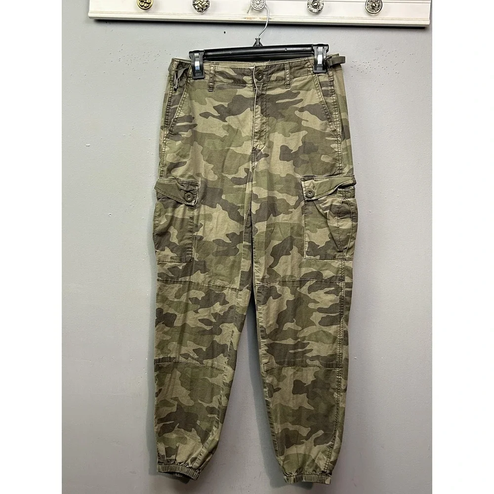 Garage Cargo Pants Womens 3 Green Camo Ripstop Jogger Utility 100044083